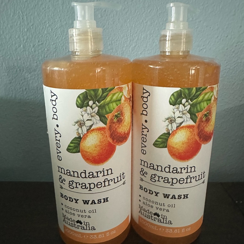 Every Body mandarin grapefruit body wash
